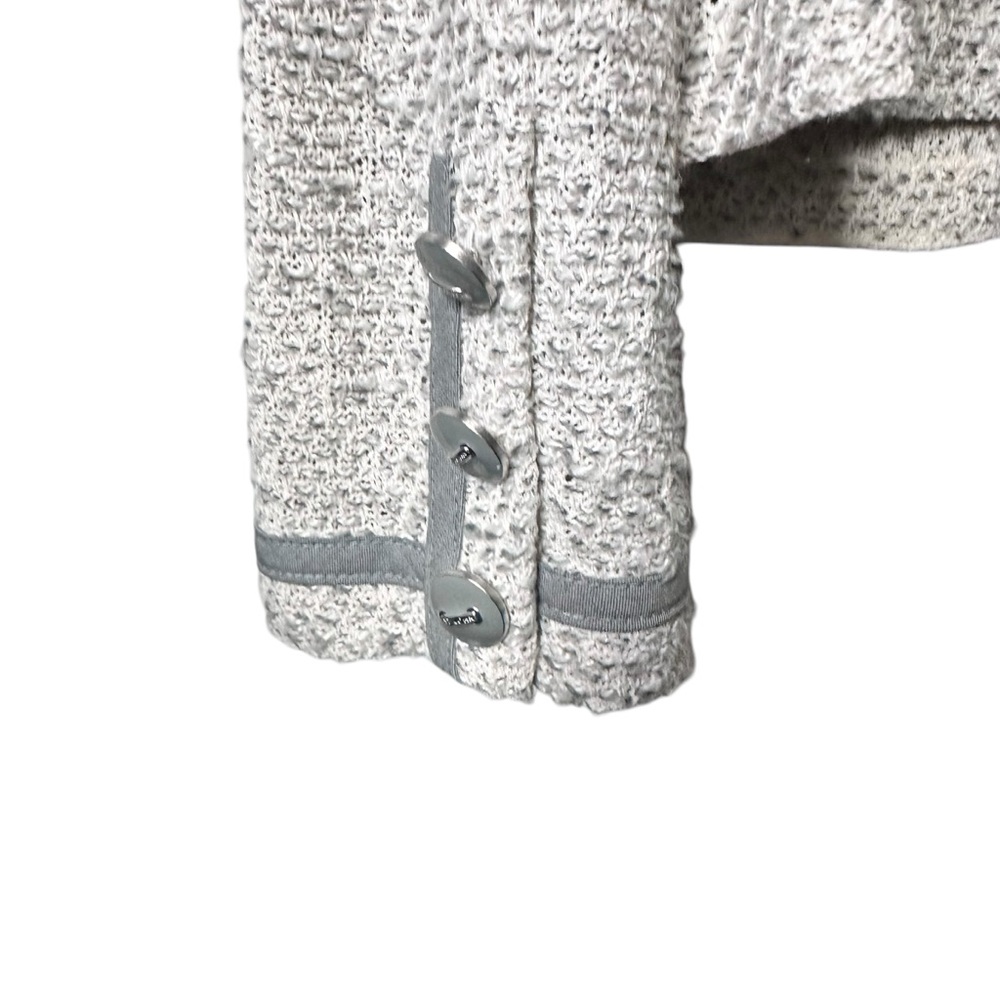 St John Collection Knitted Jacket Cream Size 14 Wool - Picture 3 of 8